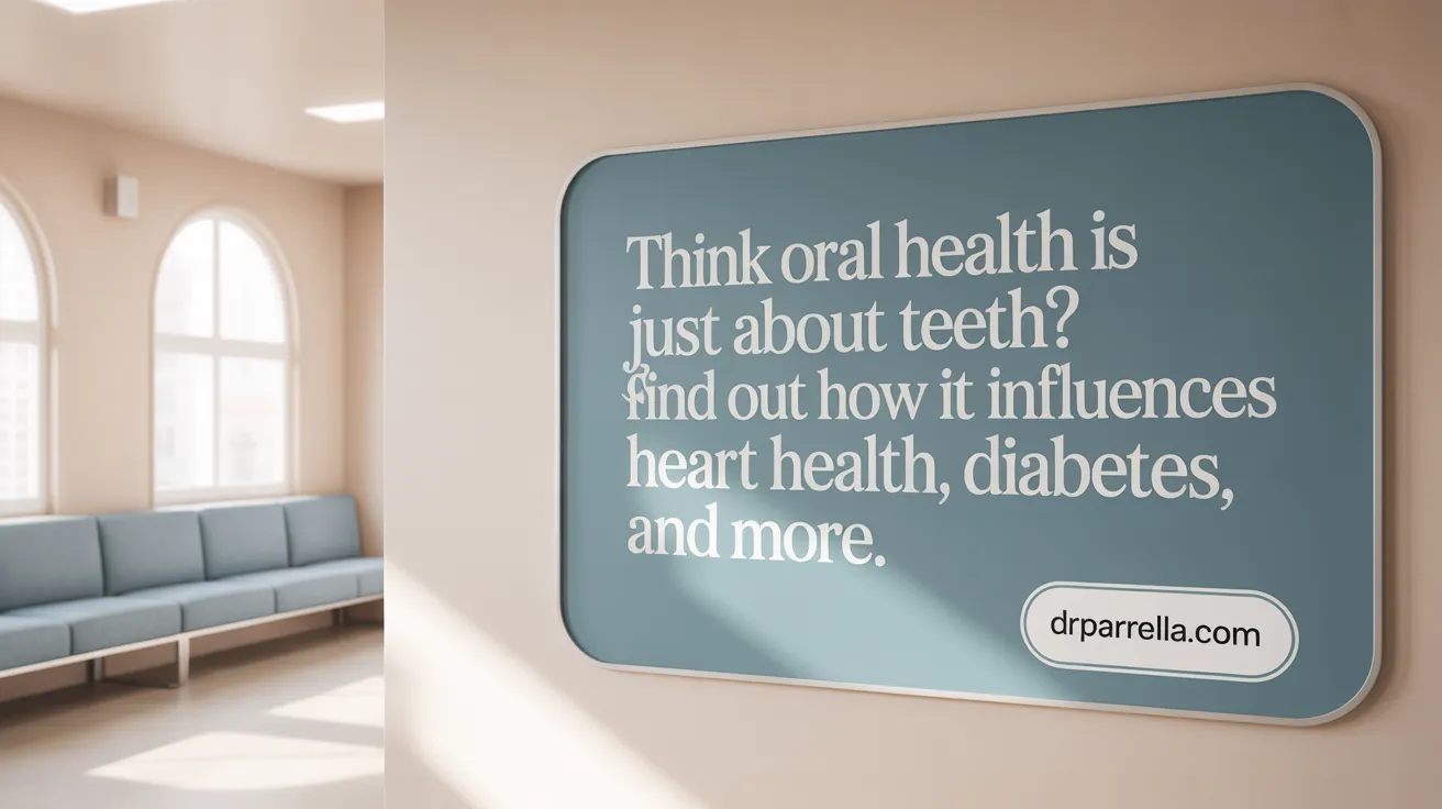 Think oral health is just about teeth? Find out how it influences heart health, diabetes, and more.