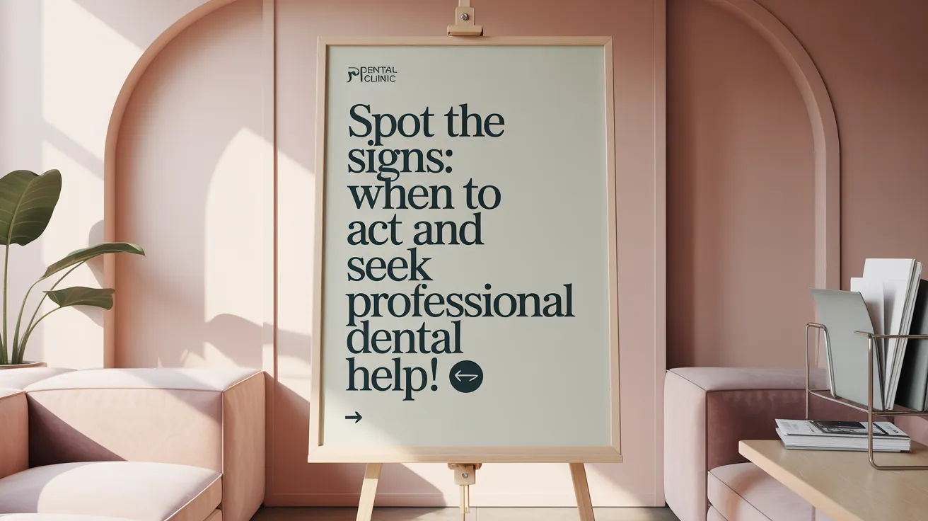 Spot the Signs: When to Act and Seek Professional Dental Help! 🚨😊