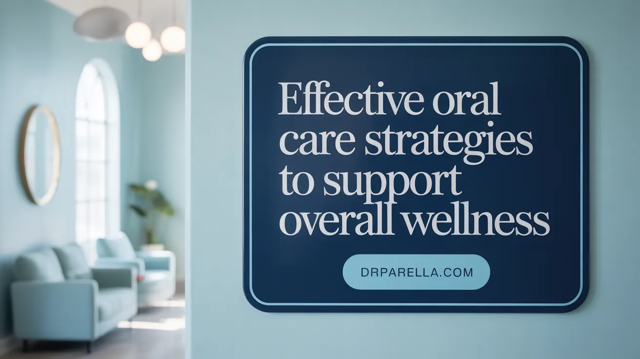 Effective Oral Care Strategies to Support Overall Wellness